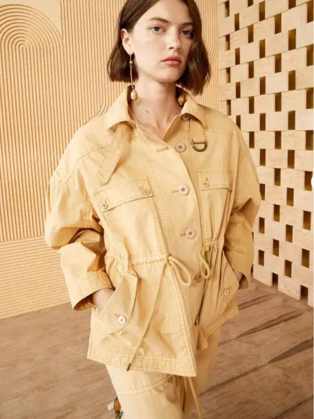Ulla Johnson Natali Jacket in Nectar